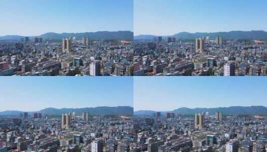 陆川县城街景高清在线视频素材下载