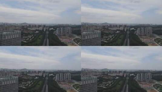 广州番禺航拍高清在线视频素材下载