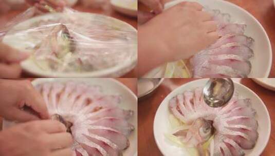 【镜头合集】葱姜水腌制孔雀鱼 (2)高清在线视频素材下载