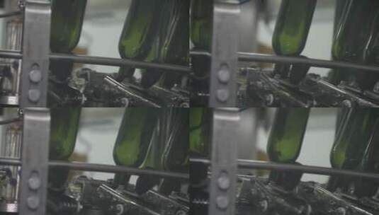 县乡的果酒饮料加工生产车间高清在线视频素材下载