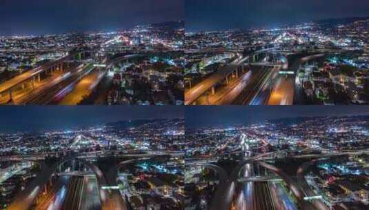 加利福尼亚州旧金山夜间拍摄的超延时拍摄5高清在线视频素材下载
