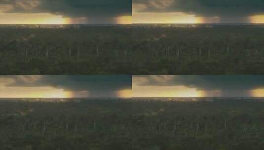 壮观 风暴 雷电 暴风雨 闪电 航拍高清在线视频素材下载