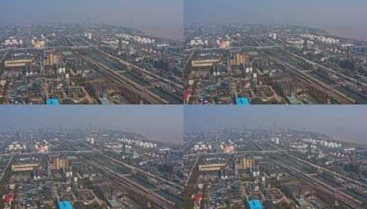上海 金山化工区 航拍化工厂高清在线视频素材下载