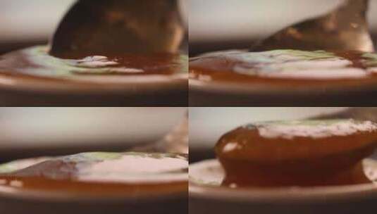 果酱-酸梅酱 升格高清在线视频素材下载