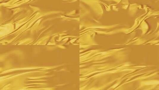4k金黄绸缎材质背景_视频loop循环高清在线视频素材下载