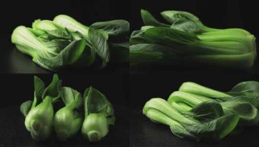 绿色青菜 上海小青菜 绿色蔬菜高清在线视频素材下载