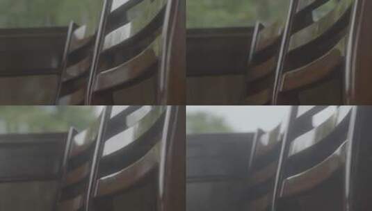 杭州西溪湿地水上游船座椅质感光影延时风光高清在线视频素材下载