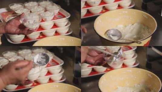 新疆美食 老酸奶高清在线视频素材下载