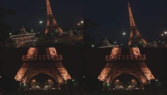 巴黎铁塔埃菲尔铁塔高清在线视频素材下载