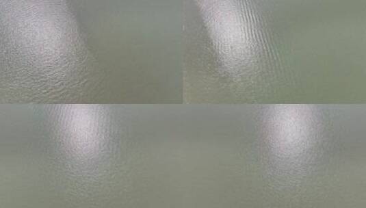 俯拍水面波光粼粼海面河面阳光照射高清在线视频素材下载