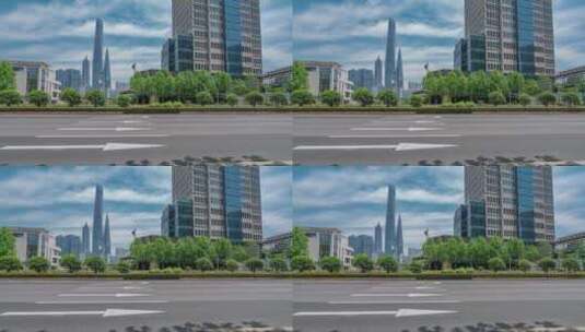 上海陆家嘴中心大气震撼延时摄影高清在线视频素材下载