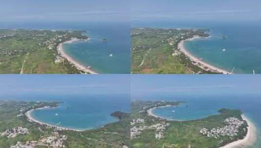 涠洲岛航拍空境高清在线视频素材下载