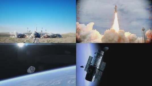 【合集】火箭发射升空航天高清在线视频素材下载