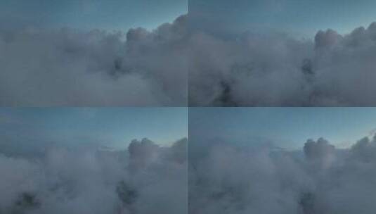 霞浦天空云朵航拍高清在线视频素材下载