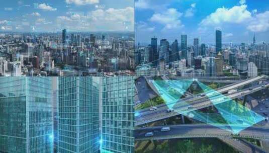 互联网智慧城市数字城市数字南京智慧交通高清在线视频素材下载