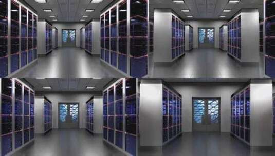 未来的数据机房数据储存方式高清在线视频素材下载