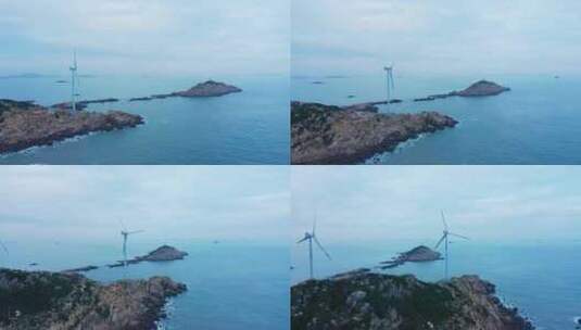 海边风力发电高清在线视频素材下载