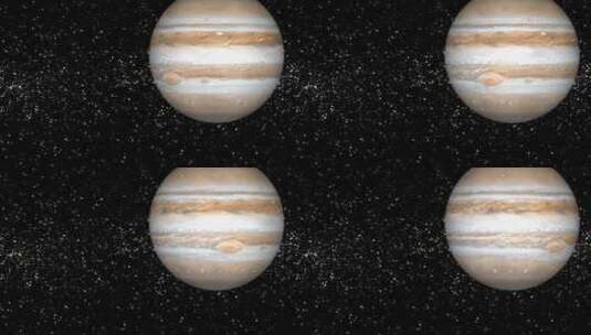 木星行星动画高清在线视频素材下载