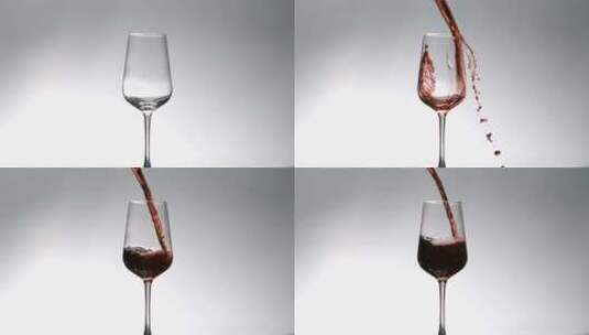 红酒倒入酒杯6高清在线视频素材下载