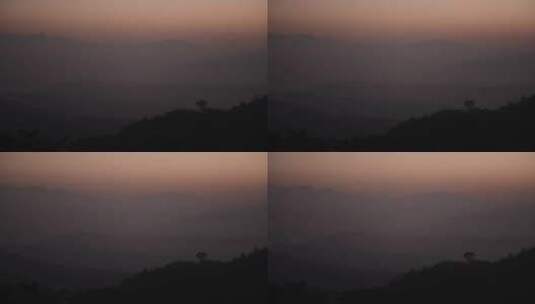 尼泊尔南摩布达创古寺清晨风景高清在线视频素材下载