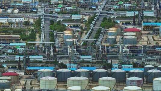 新疆克拉玛依石油提炼厂HDR航拍高清在线视频素材下载