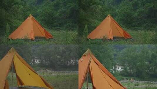 合集 户外森林露营帐篷氛围视频高清在线视频素材下载