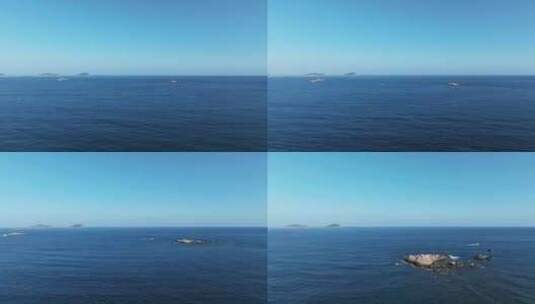 航拍三亚海棠湾亚龙湾蜈支洲岛海上运动游艇高清在线视频素材下载
