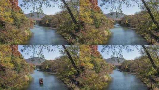 杭州西湖 三台云水 秋季景观 延时高清在线视频素材下载