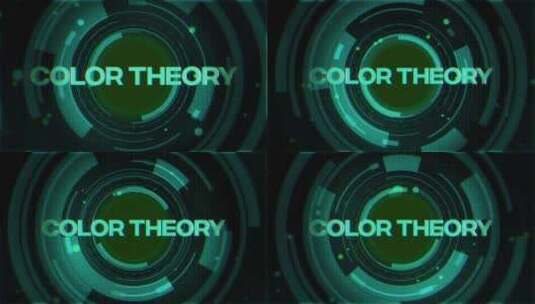 未来网络空间背景下的色彩理论词高清在线视频素材下载