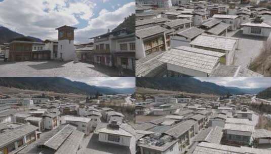 西藏鲁朗镇高清在线视频素材下载