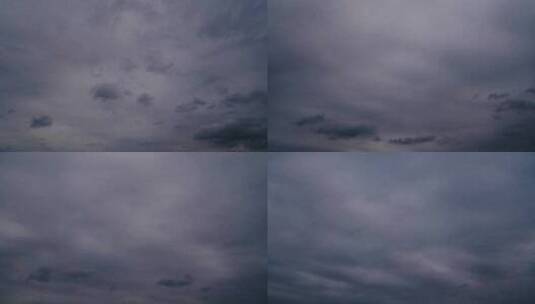 天空乌云延时阴天多云天气变化乌云密布气象高清在线视频素材下载