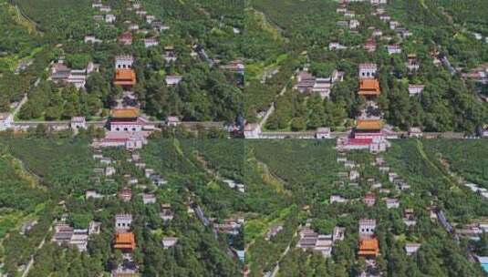 中国河北承德普陀宗乘之庙小布达拉宫景区高清在线视频素材下载