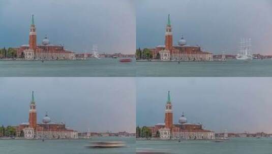 意大利威尼斯，历史建筑，意大利北部高清在线视频素材下载