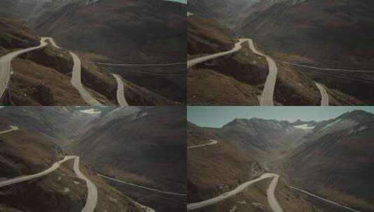 Furka Pass， Grindelw高清在线视频素材下载