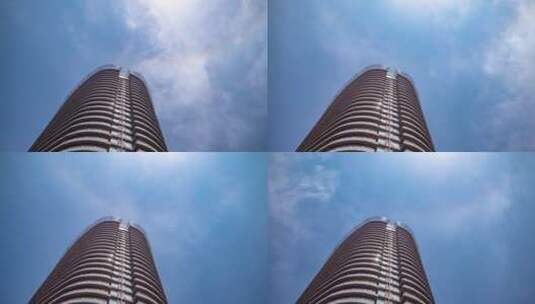 青岛市的城市建筑风光高清在线视频素材下载