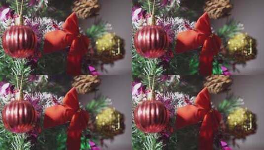 漂亮的圣诞树高清在线视频素材下载