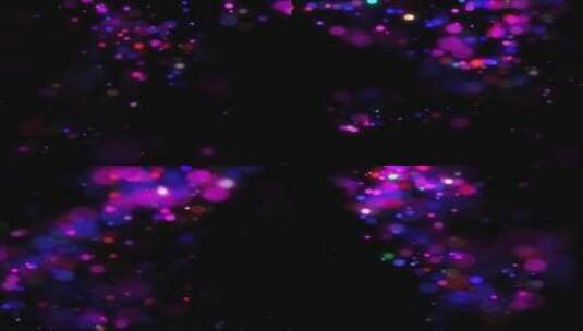 紫色粒子光斑下落高清在线视频素材下载