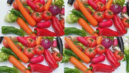 蔬菜美食食物综合4k视频高清在线视频素材下载