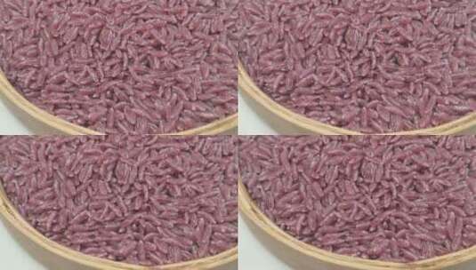 五谷杂粮优质紫薯米高清在线视频素材下载
