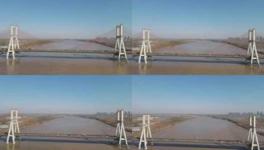 济南黄河大桥高清在线视频素材下载