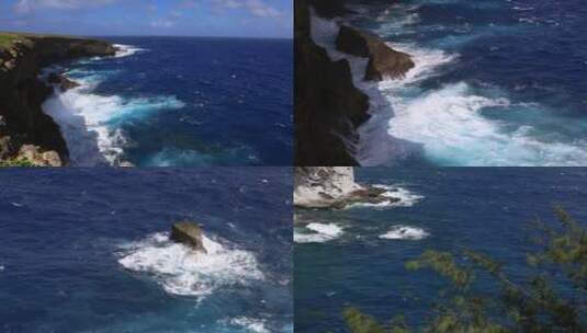 塞班岛上的风景高清在线视频素材下载