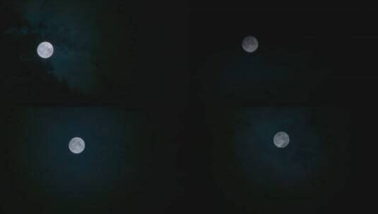 月亮延时月亮移动延时高清在线视频素材下载
