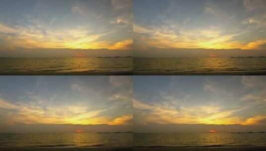 海边的日落高清在线视频素材下载