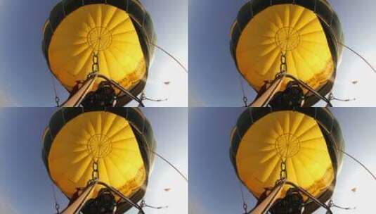 热气球的底视图高清在线视频素材下载