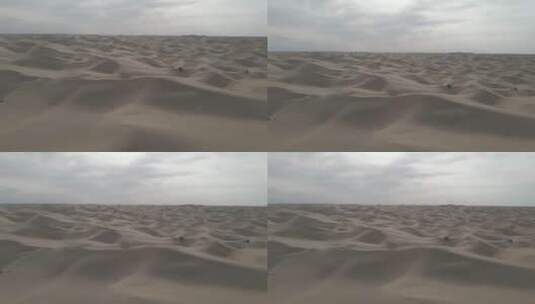 一望无际沙漠沙丘航拍2高清在线视频素材下载