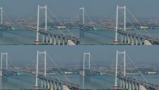 【正版4K素材】广州南沙大桥航拍视频高清在线视频素材下载