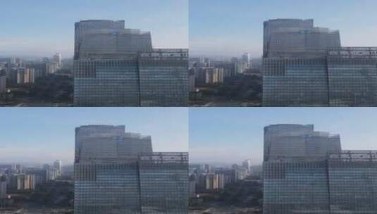 广州珠江新城高楼群航拍高清在线视频素材下载