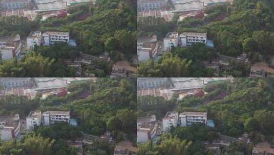 航拍深圳城市建筑风景高清在线视频素材下载