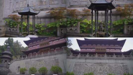 杭州西湖净慈寺建筑4K视频素材高清在线视频素材下载