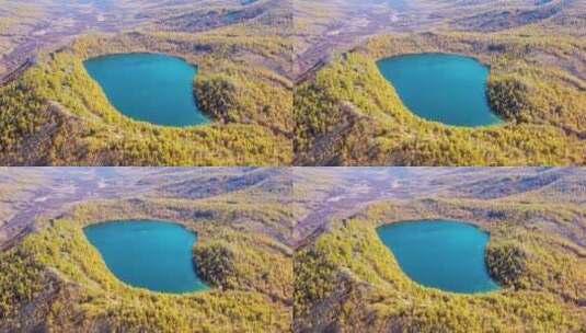 驼峰岭天池高清在线视频素材下载